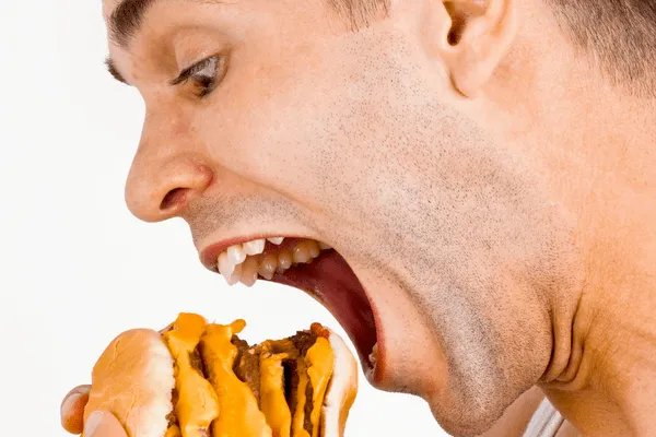 ساندویچ خوردن